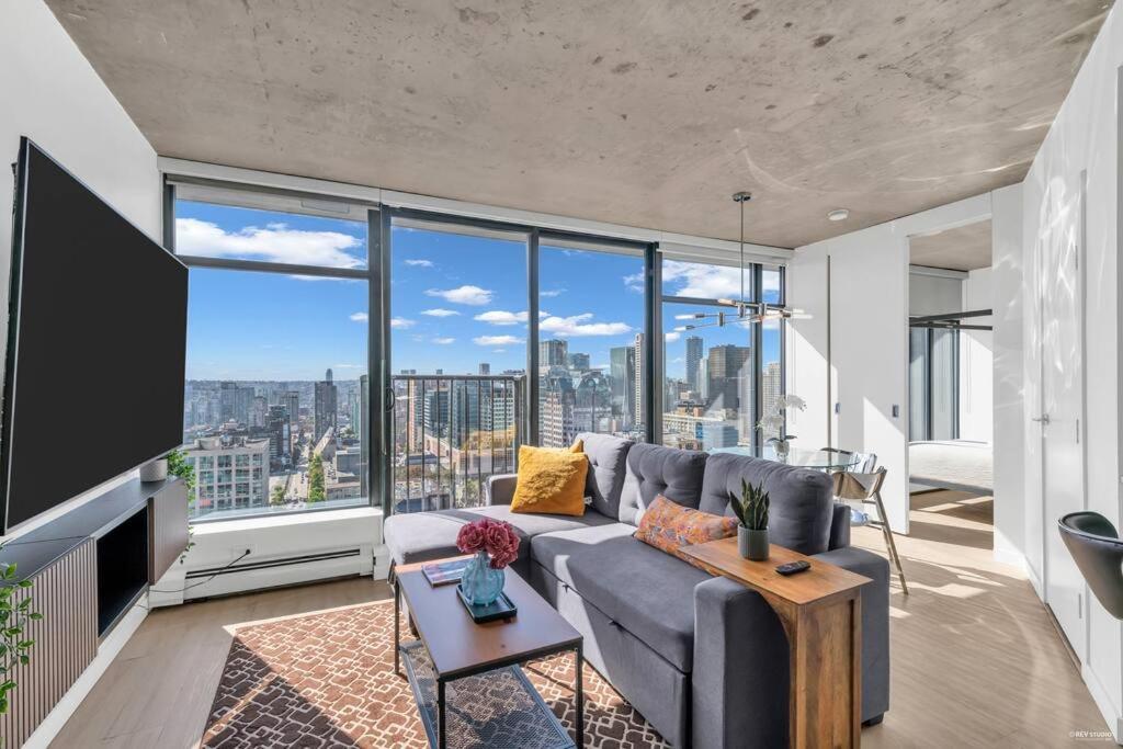 Skyview, 40Th Floor! 2Br Condo In Downtown Vancouver Eksteriør billede